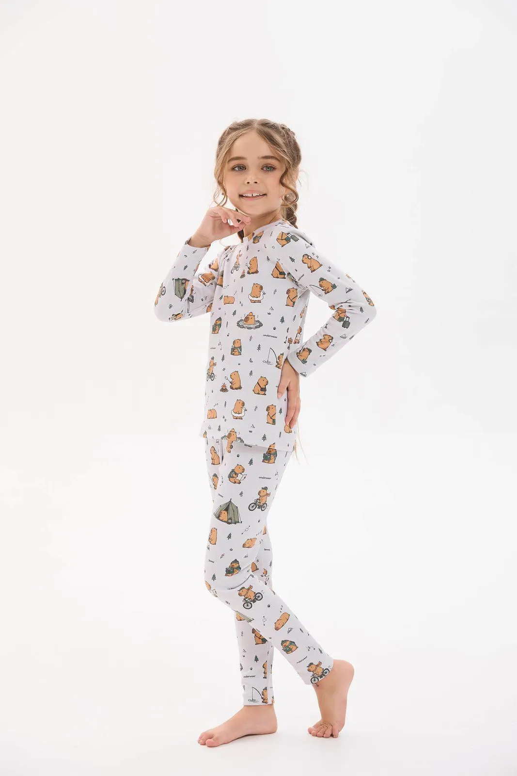 Термобілизна дитяча Thermo Print Kids — CAPYBARA — фото 1