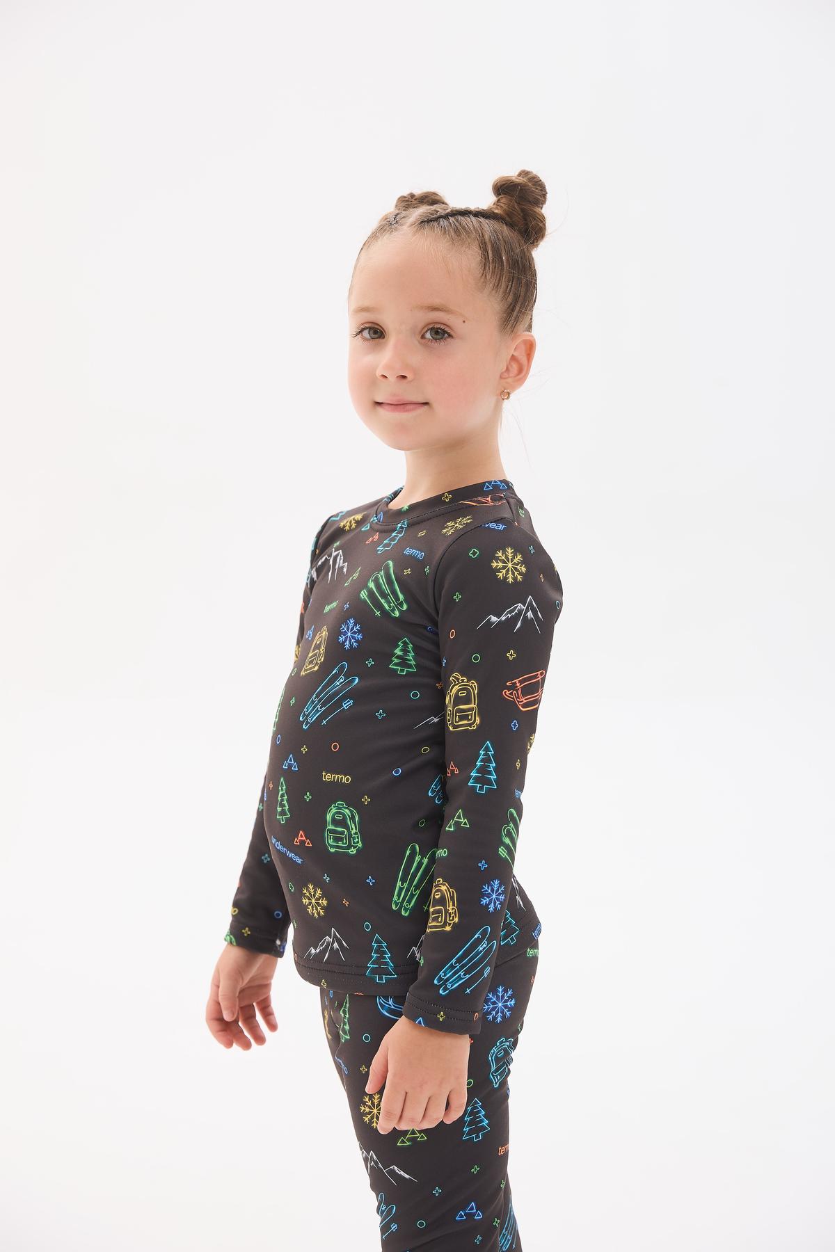 Термобілизна дитяча Thermo Print Kids — NEON WINTER — фото 3