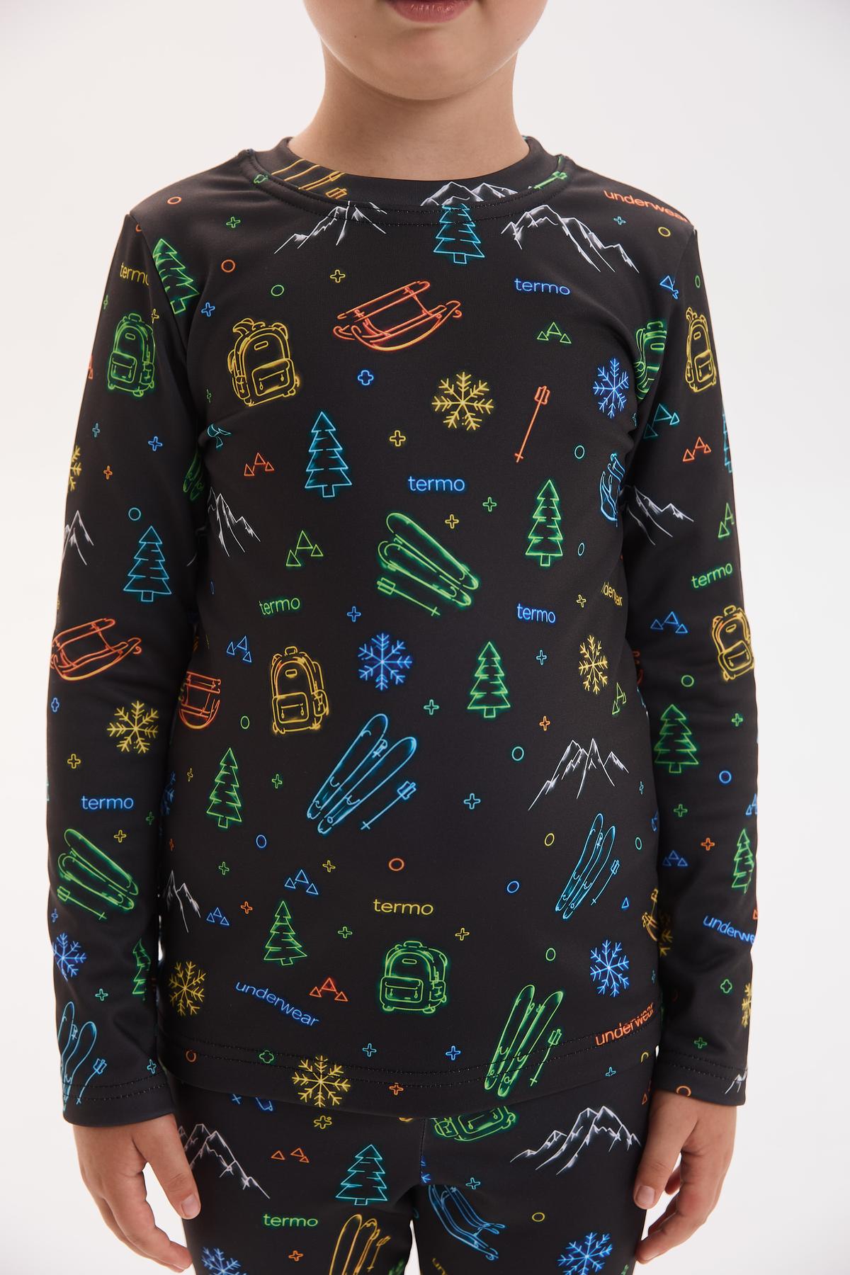 Термобілизна дитяча Thermo Print Kids — NEON WINTER — фото 9