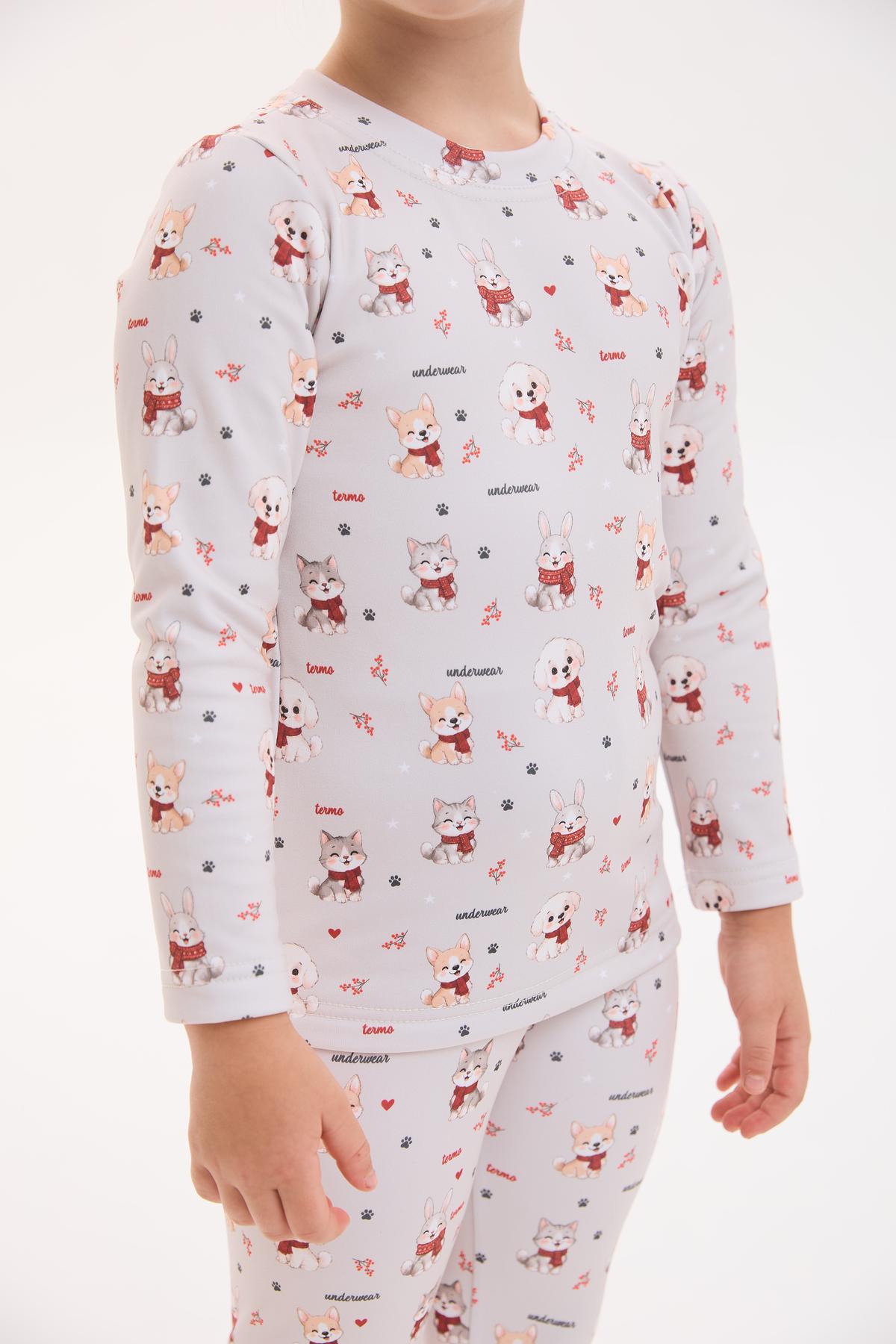 Термобілизна дитяча Thermo Print Kids — WINTER FRIENDS — фото 8